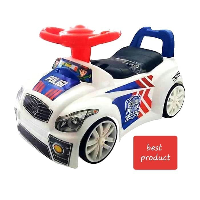 Mainan Anak Mobil Polisi SG TOYS SL 200 P / Mobil Duduk Polisi Ride on SL200P-1