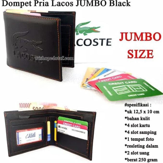 DOMPET PRIA LACOSTE IMPORT /DOMPET COWOK TERBARU