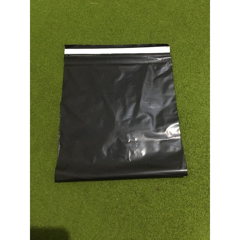 Plastik polymailer 17x30 packing olshop isi 100 tebal 50 mic amplop packing plastik paket hitam