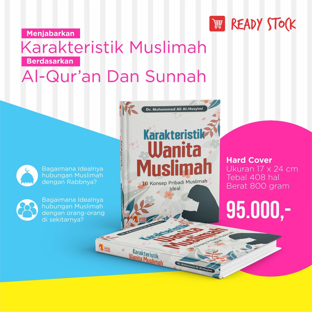 Buku KARAKTERISTIK WANITA MUSLIMAH - 10 Konsep Pribadi Muslimah Ideal