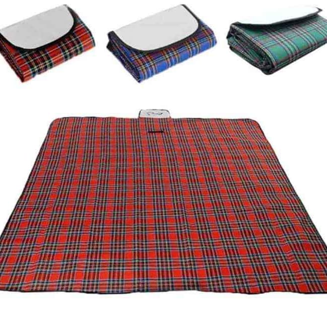 TIKAR PIKNIK TIKER LIPAT MATRAS TAMASYA BESAR - 150 X 180 CM - FOLDABLE TRAVEL CAMPING PICNIC