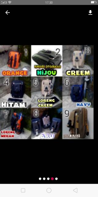 Tas hp tactical army kode 1188 lg tren trevel outdorr toring multiguna grosir murah