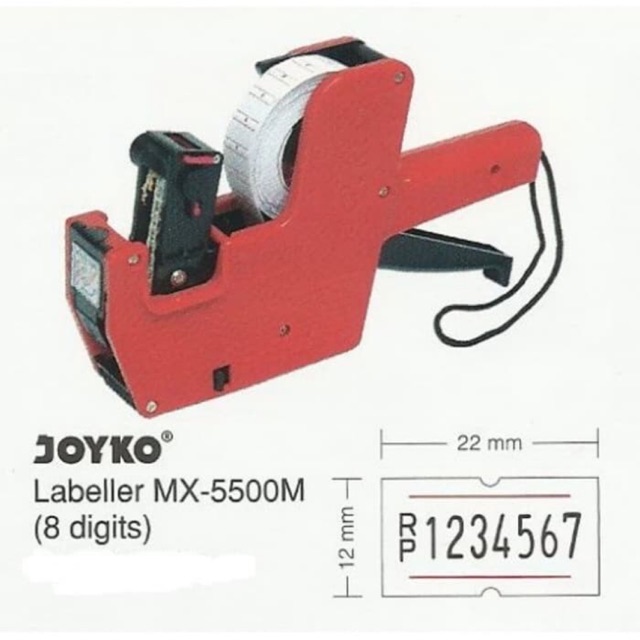 JOYKO MESIN LABEL HARGA 1 LINE / LABELLER / MX-5500M