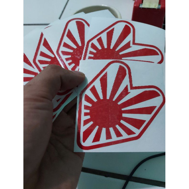 STICKER STIKER RISING SUN JAPAN JDM CUTTING