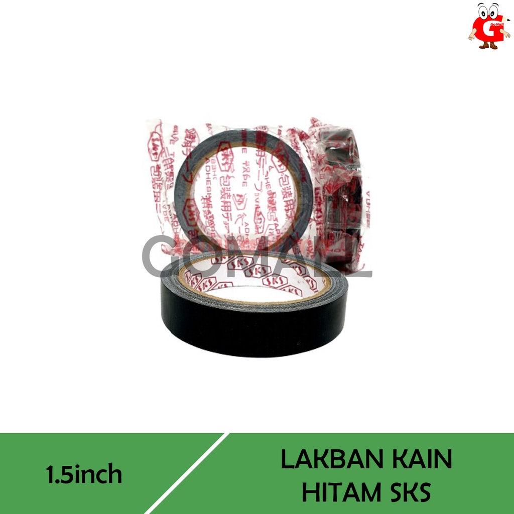 

SKS Lakban Kain Sedang 1.5 Inch 38 mm Hitam / Kuning / Biru Muda / Hijau Tua / Hijau Muda