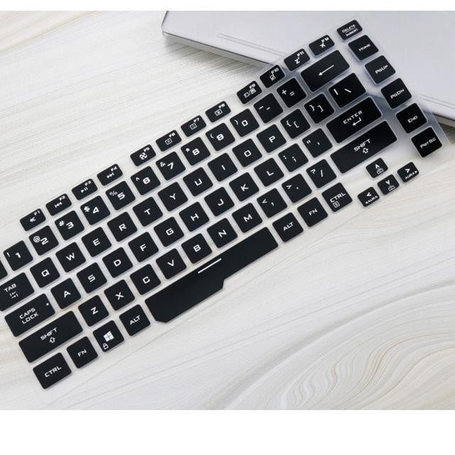 .,mgu-395  ASUS ROG STRIX HERO III G531 Laptop Keyboard Protector Black Cover - Transparan