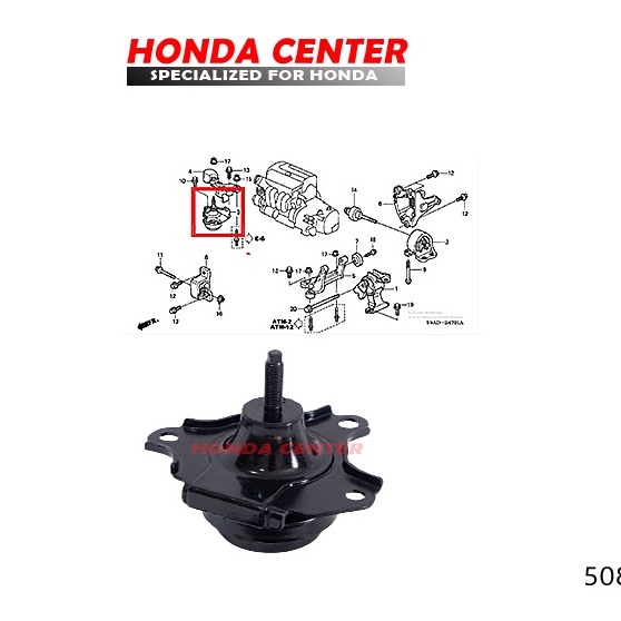 engine mounting gantungan mesin kanan crv gen2 2002 2003 2004 2005 2006 stream 2002 2003 2004 2005 2006  2000cc