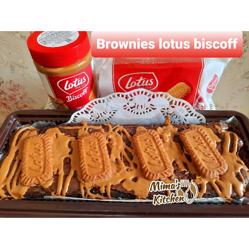 

brownies lotus biscoff