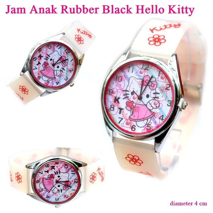 JAM ANAK RUBBER HELLO KITTY