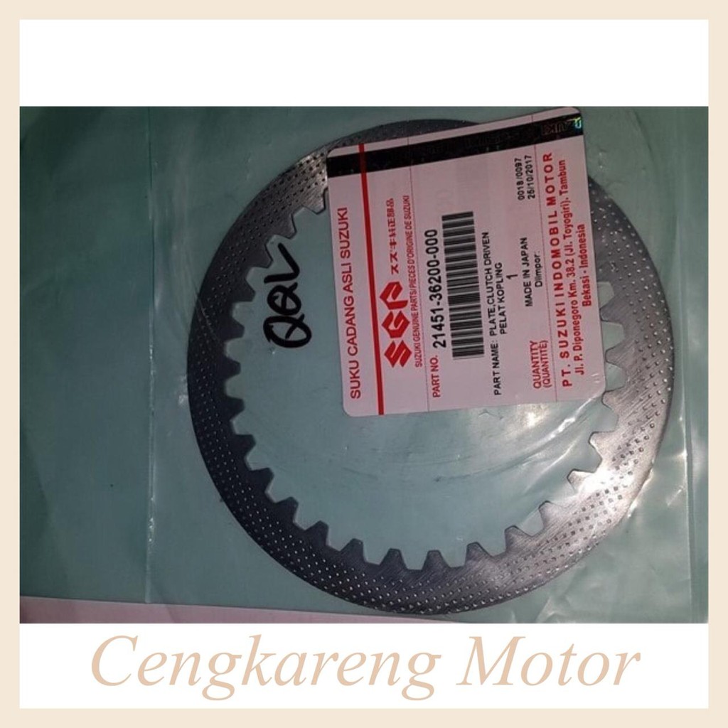 Promo Besi Plat Kopling Satria FU TS RGR Totol SGP Made in Japan