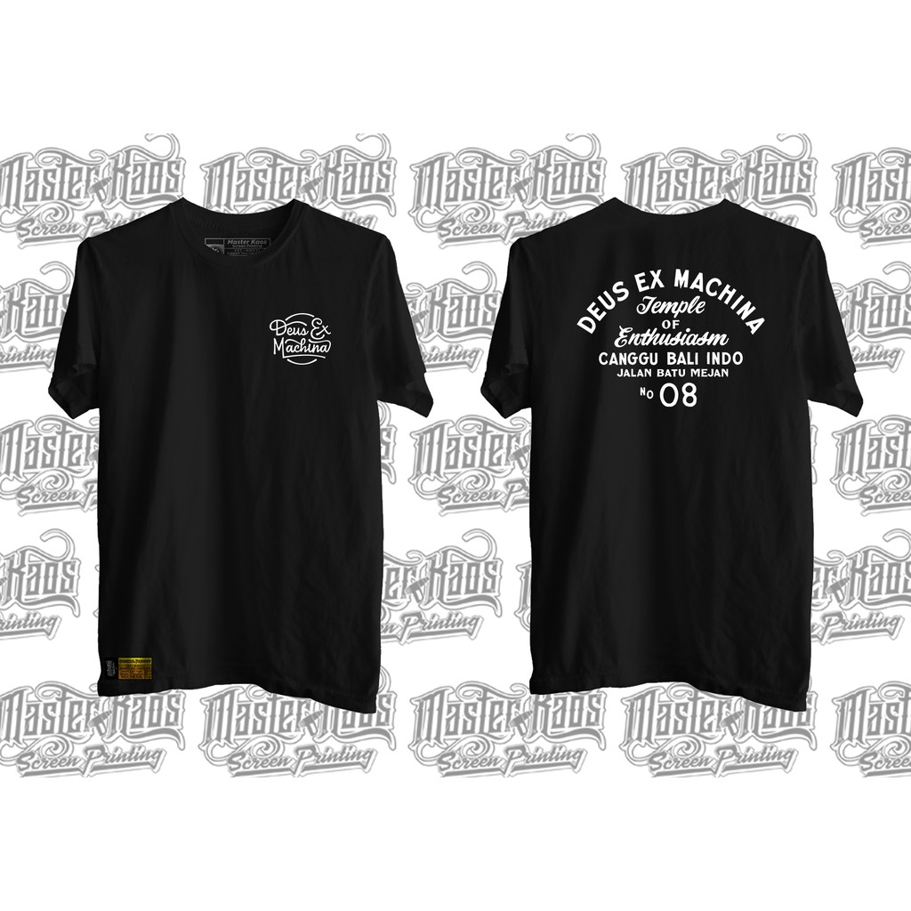 Kaos Deus Ex Machina Original 100% Distro Pria Lengan Pendek Murah Motor Custom Vintage Japstyle