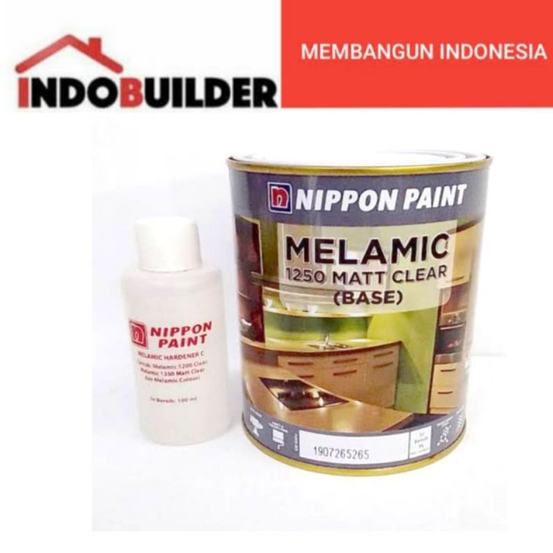 NIPPON PAINT MELAMIC 1250 CLEAT MATT DOFF 1 KG VERNIS KAYU