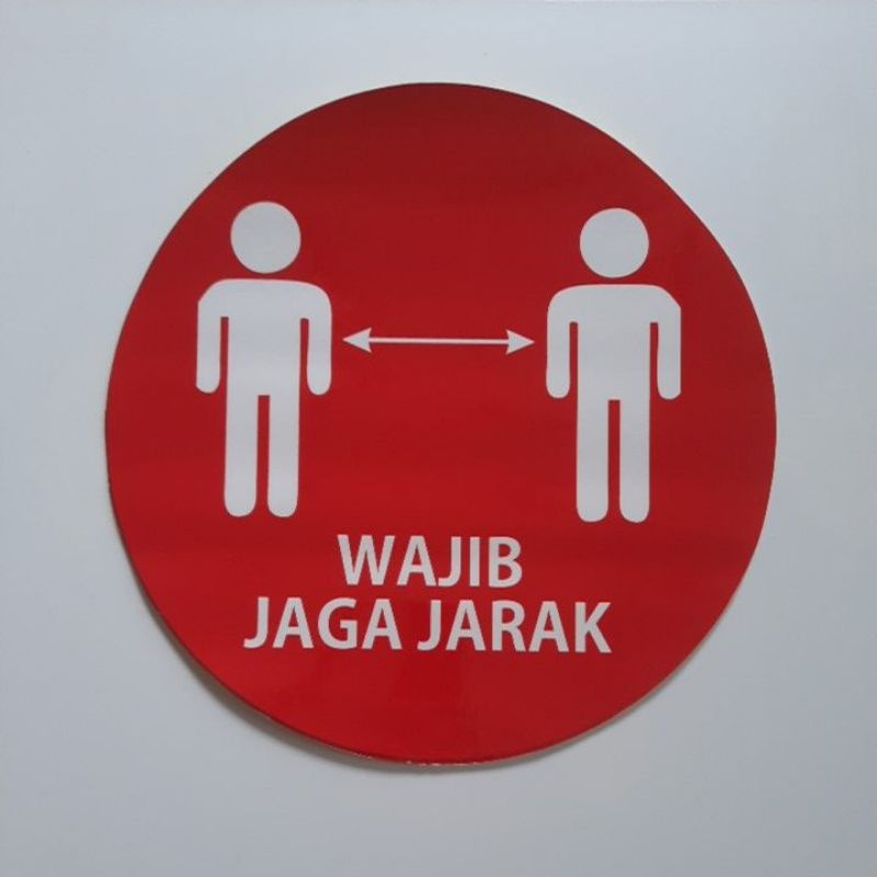 

Stiker Wajib Jaga Jarak | Patuhi Protokol Kesehatan