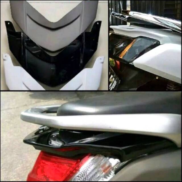 Ducktail Nmax / ductail nmax sirip topi lampu Nmax variasi lampu belakang nmax