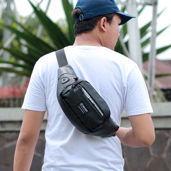 Tas Selempang Distro Waistbag Westbag Weistbag Waterproof Anti Air Keren