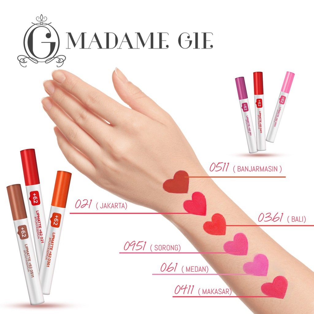 MADAME GIE Lip Matte +62 2ml | Netizen