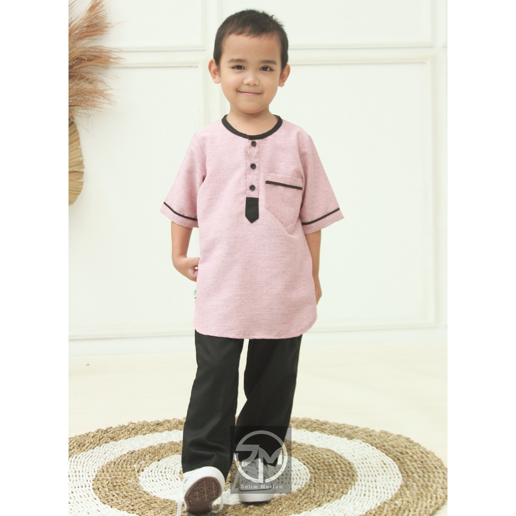 Salim_Moslem Koko Anak Laki-Laki | Koko Set Anak | Baju Setelan Anak Laki-laki | Triji 1-12 tahun