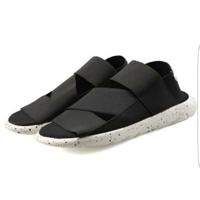 Berkualitas Sandal Adidas Y3 Black White Sandal Santai Lebaran Sale