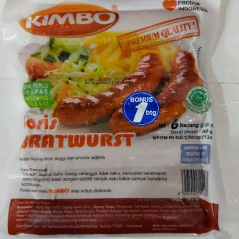 

Sosis Kimbo Bratwurst 6+1