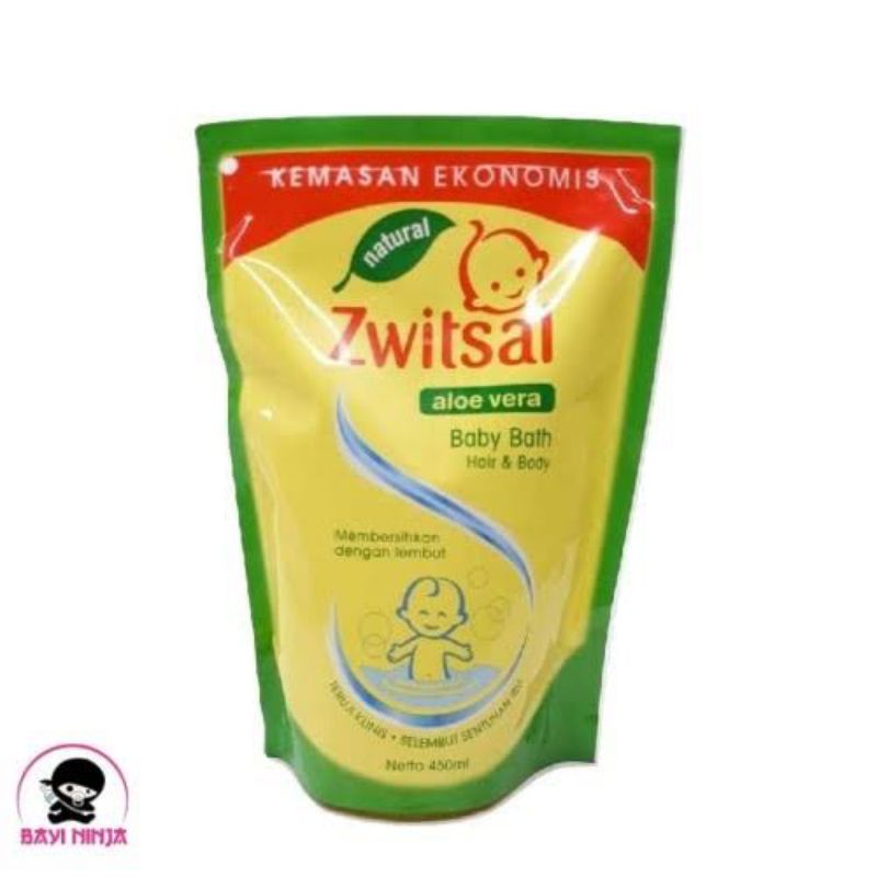 ORIGINAL ZWITSAL BABY BATH 450 ML / SABUN CAIR BAYI ZWITSAL HAIR &amp; BODY 450ML