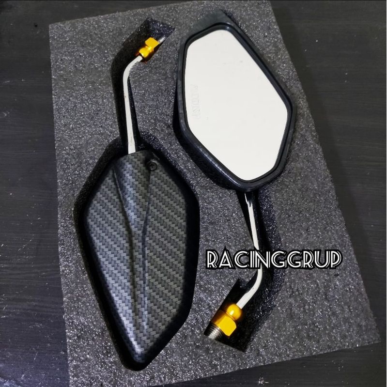 SPION CHROME CARBON JUPITER DRAT YAMAHA VIXION R15 VEGA NMAX AEROX LEXI DLL