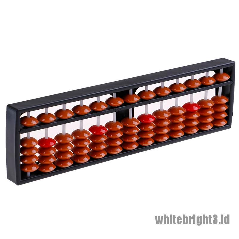 {white3} 13 Grades abacus beads column kid school learning tools educational math toys