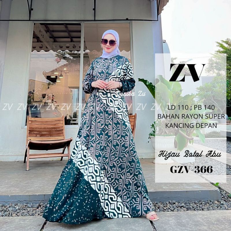 GAMIS TWILL RAYON KANCING DEPAN