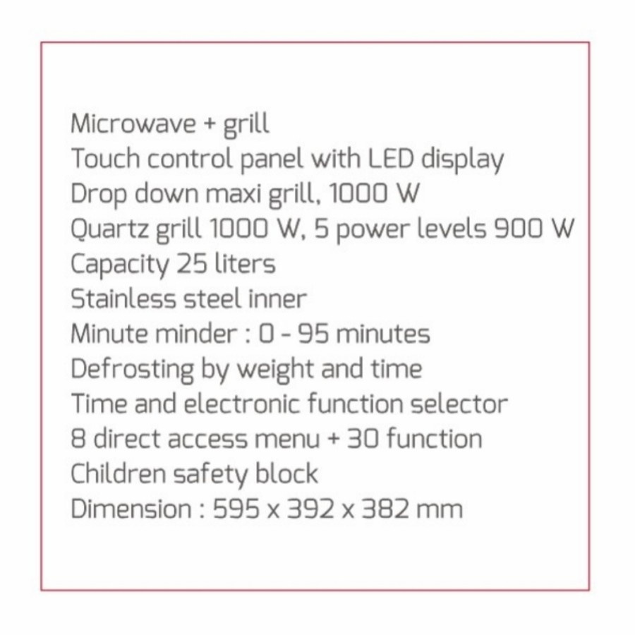 Microwave Built-in Teka ML 825 TFL Free Ongkir Area Jabodetabek