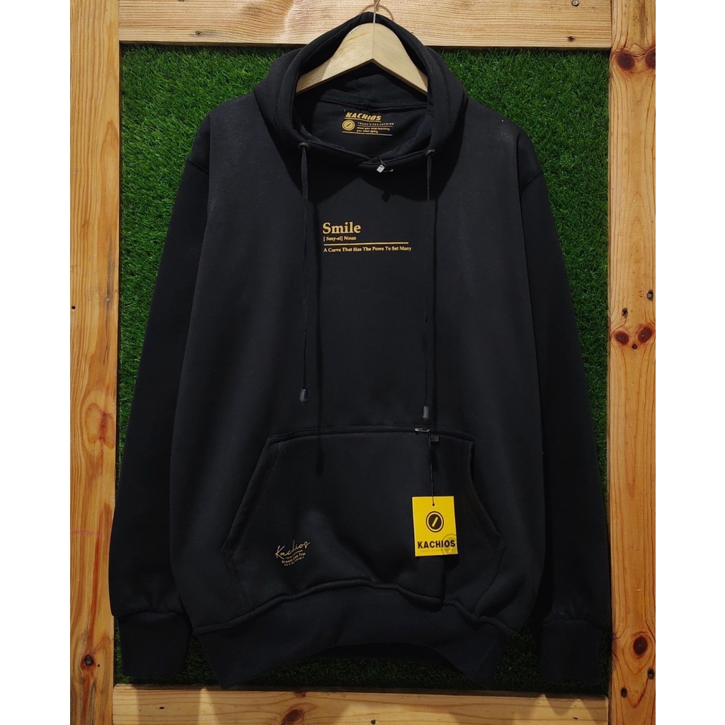 sweater hoodie pria distro kachios switer cowok keren sweter oversize xxl jaket hoodie polos tebal s