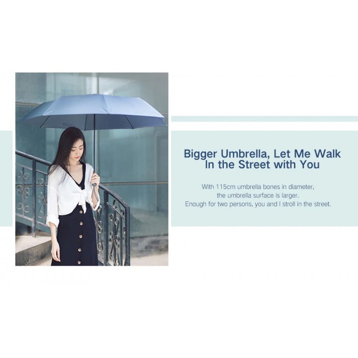 XIAOMI 90FUN Portable Large Size All-Weather Sunny and Rainy Umbrella