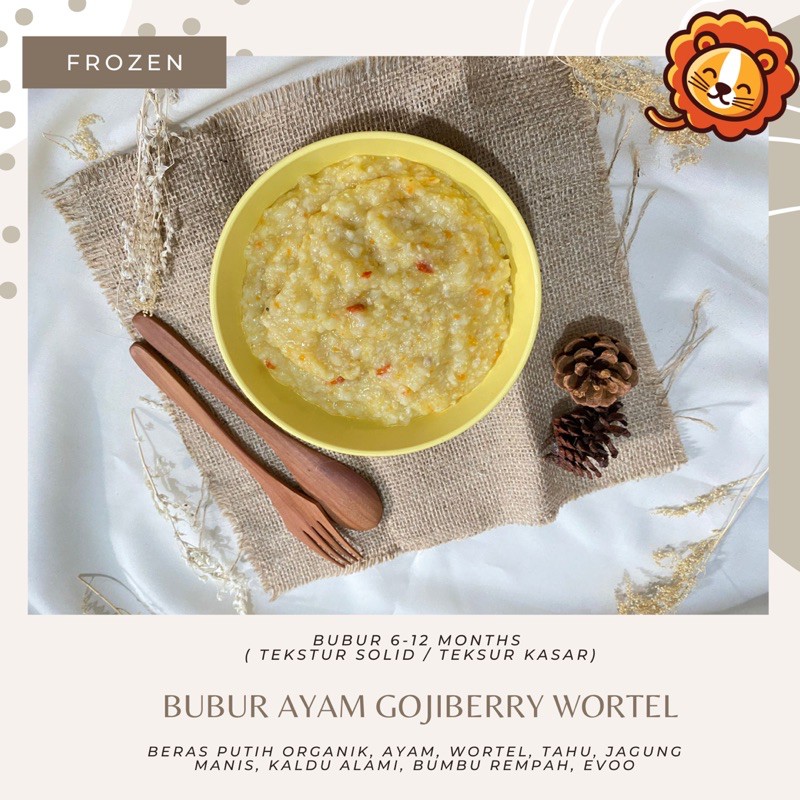 BUBUR 4⭐️ MPASI LENGKAP (FROZEN) / DAIRY FREE/ BUBUR MPASI / 4 KUADRAN