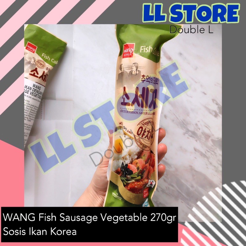 

WANG Fish Sausage Vegetable 270 gr | Sosis Ikan Korea