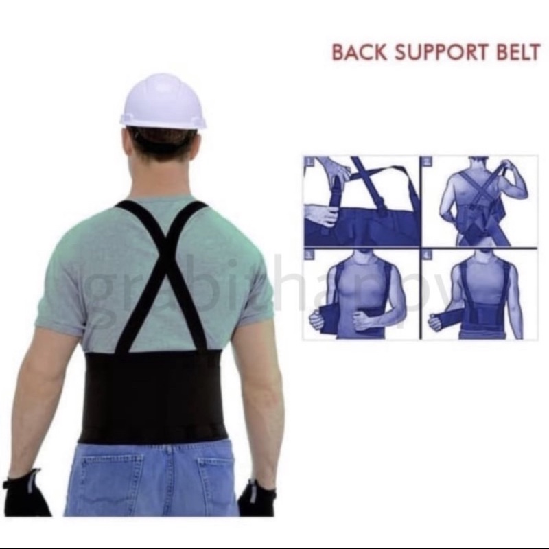 SAFETY BELT BACKSUPPORT ORIGINAL / SABUK PENGAMAN PINGGANG - GOSAVE