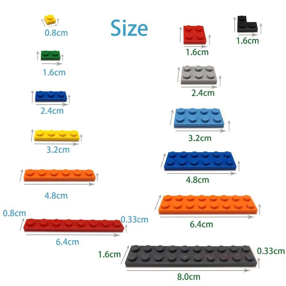 GIJ - ZKZC Mainan Anak DIY Building Blocks Toy 2x4 dots 40PCS