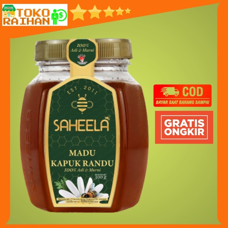 

Madu Murni Saheela Kapuk Randu 500 gram