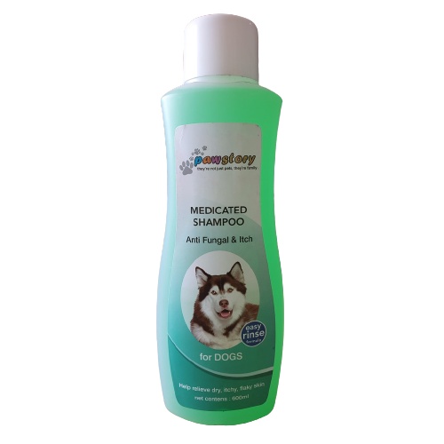 Pawstory - Dog Medicated Anti Fungal &amp; Itch 600ml / Shampo Anjing Murah