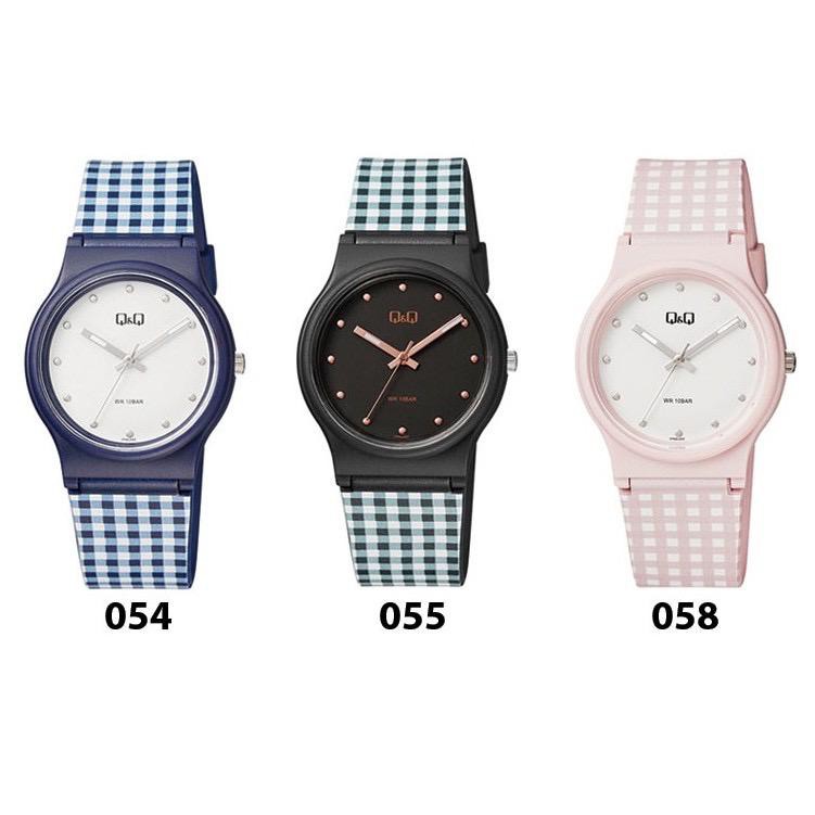 QQ Original Q&amp;Q Ori QNQ VP46 VP46J 054Y - 059Y Analog Watch Jam Tangan Wanita / Anak Tali Karet