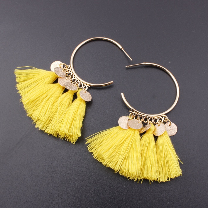 Rumbai anting-anting baru Eropa dan Amerika populer ornamen gaya etnik BANYUAN anting-anting fashion