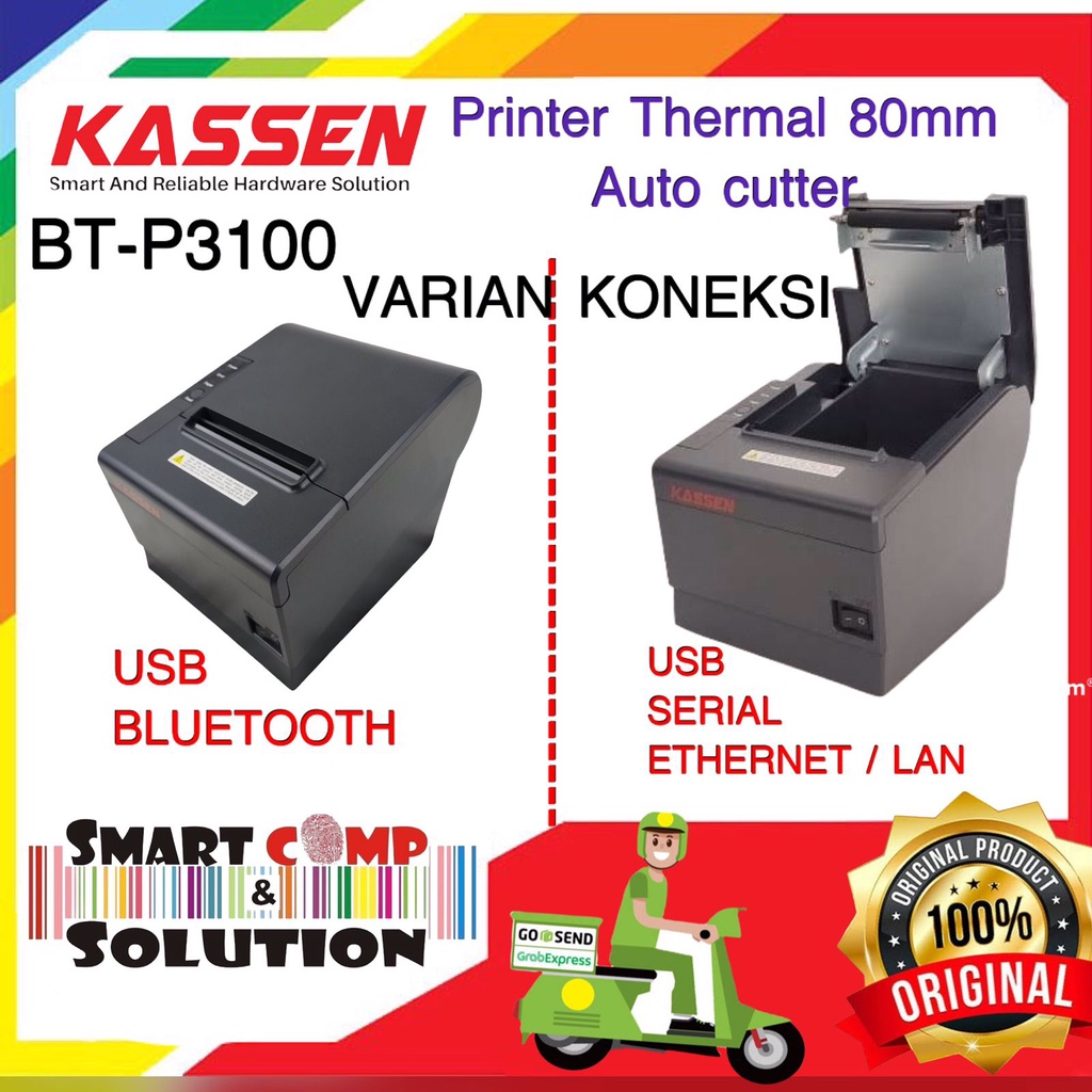 THERMAL PRINTER BLUETOOTH KASIR KASSEN BT-P3100 - BTP3100