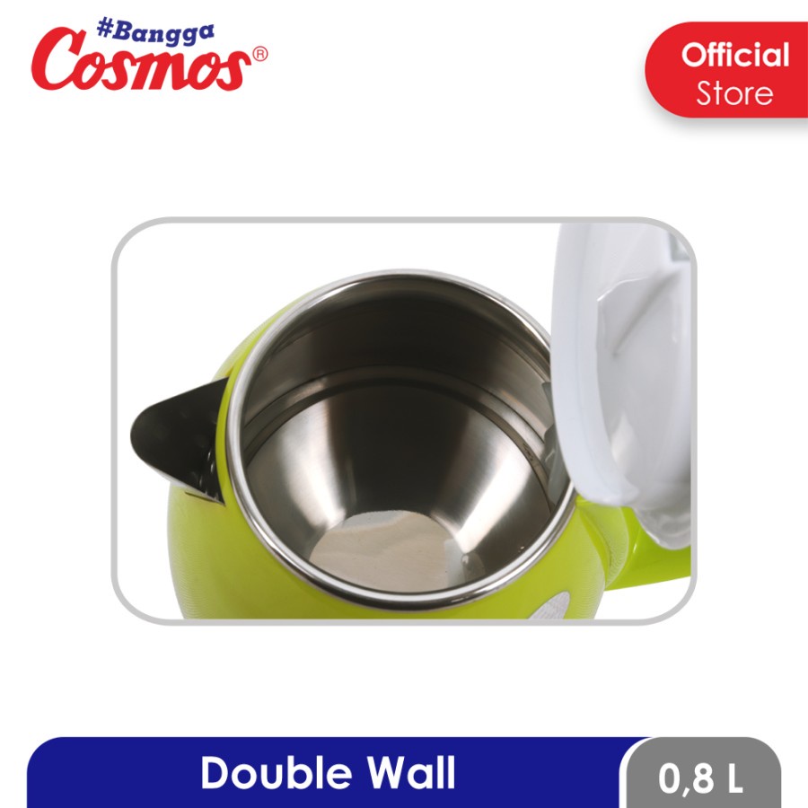 Cosmos Electric Kettle CTL-211 Kettle Listrik CTL211 Teko Listrik CTL 211 Teko Pemanas Air 0.8Liter Elektrik Kettle