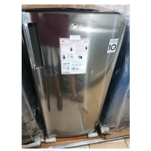 LG Kulkas 1 Pintu 164Liter Smart Inverter GN-INV201SL Platinum Silver