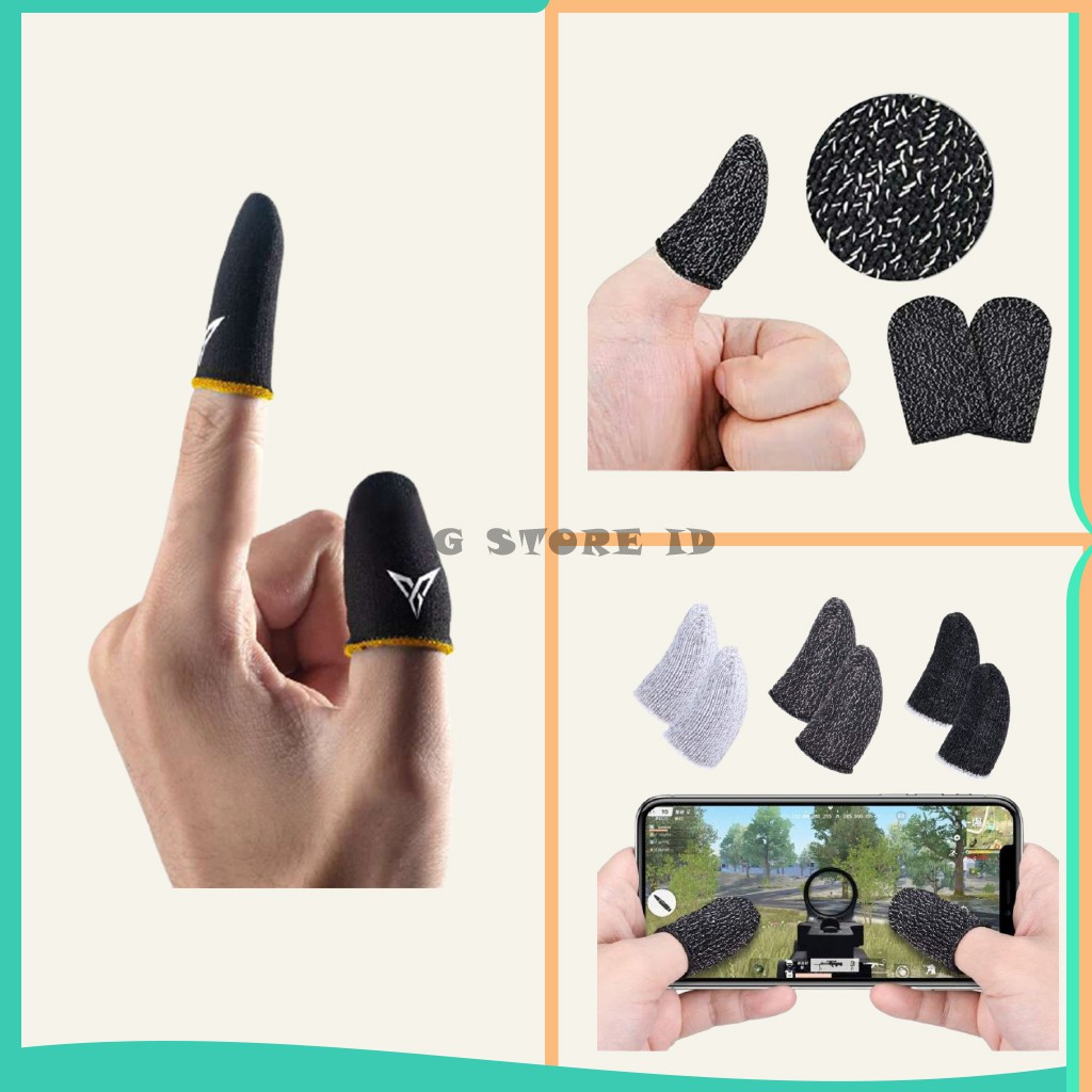 Sarung Jari Jempol Gaming / Sarung Jari Jempol Anti Keringat Untuk Bermain Game Mobile Legend / PUBG