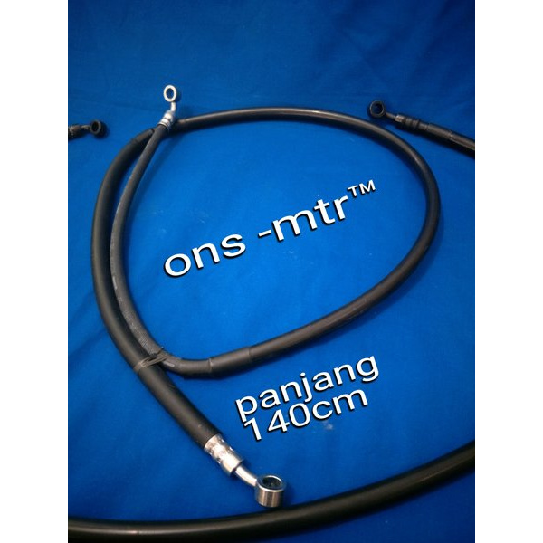 Unik kabel selang rem depan klx 150 - d tracker - dll 140cm original kawasaki