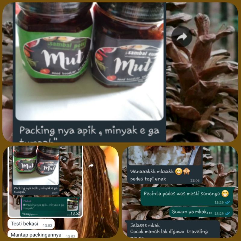 

SAMBEL UDANG rebon 200gr/aneka sambel/sambel cumi