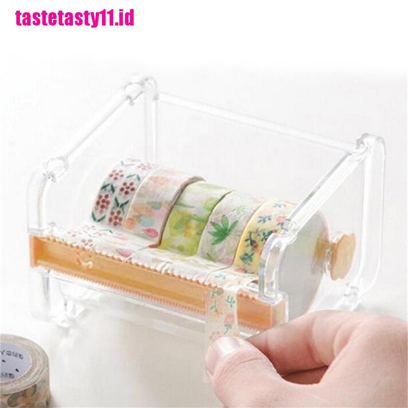 【TTID】Desktop Tape Dispenser Tape Cutter Washi Tape Dispenser Roll Tape Holder