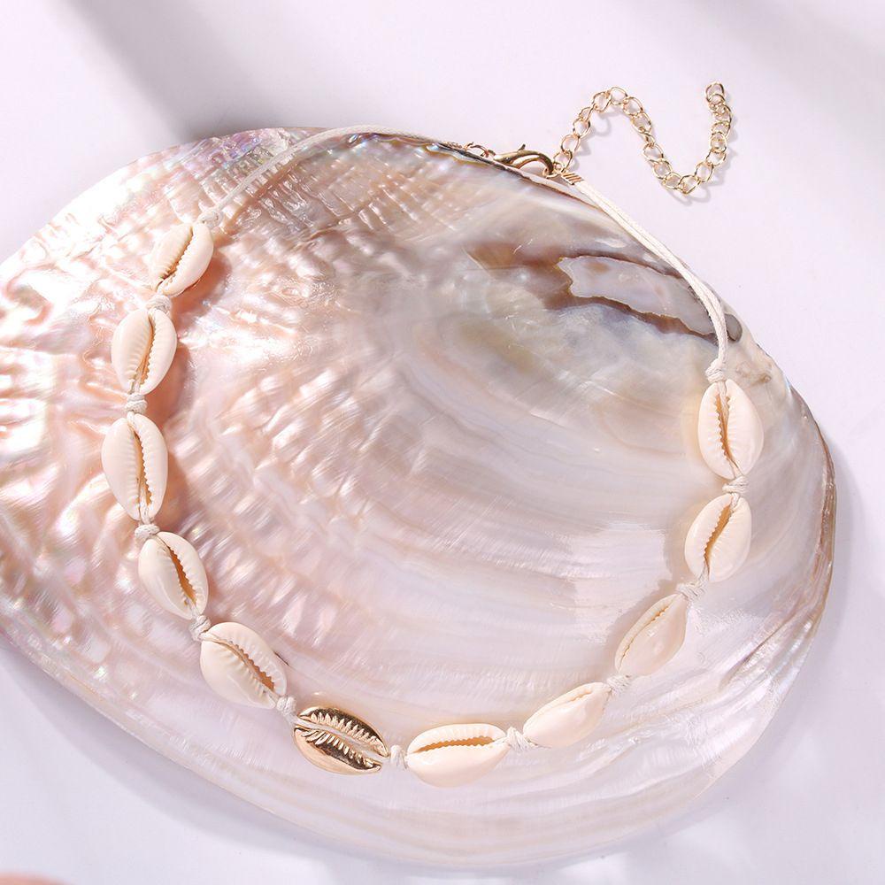 Lily Shell Kalung Fashion Bohemian Wanita Cewek Kerang Keong