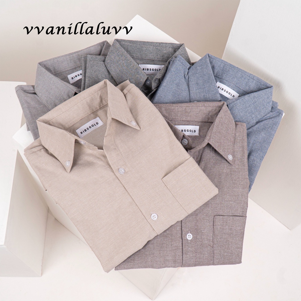 Ribsgold Kemeja Lengan Pendek Ultimate Kemeja Pendek Twotone