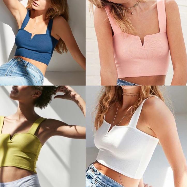 ❈ Urban Outfitters Kimchi Blue V wired tanktop ❄