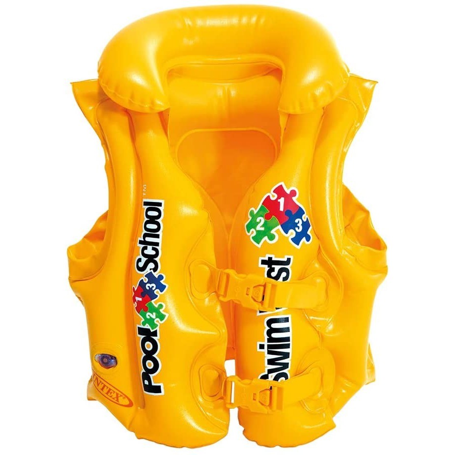 Intex 58660 Pelampung Renang Anak Deluxe Swim Vest School 50 x 47cm