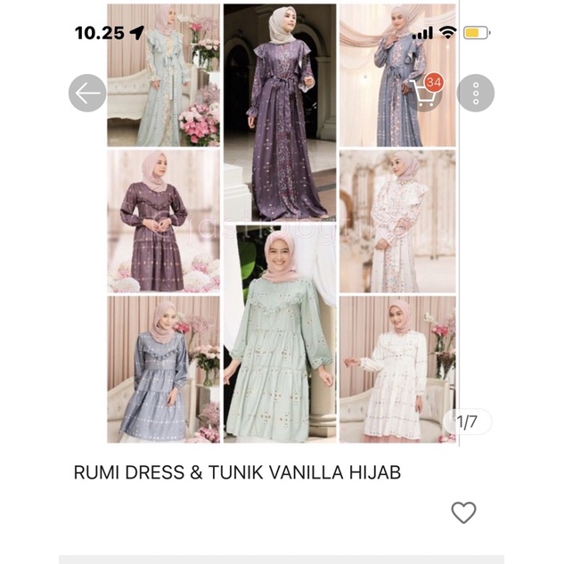 RUMI Dress BY Vanilla Hijab(jastip)